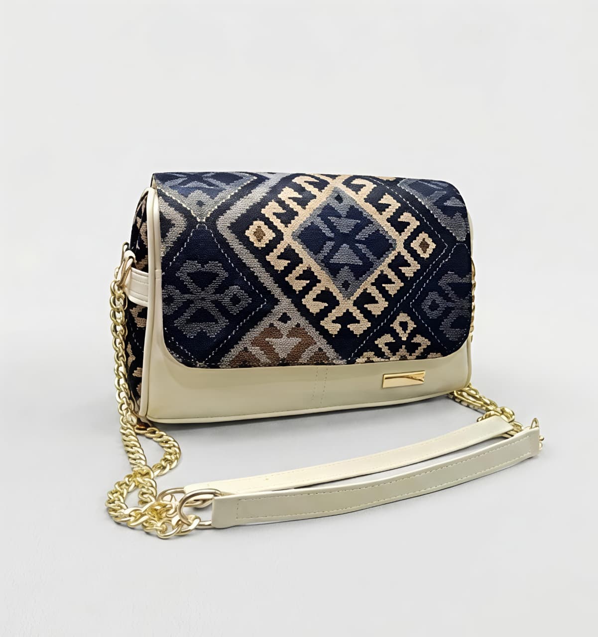 ELEGANT FLORAL HAND BAG – Beige