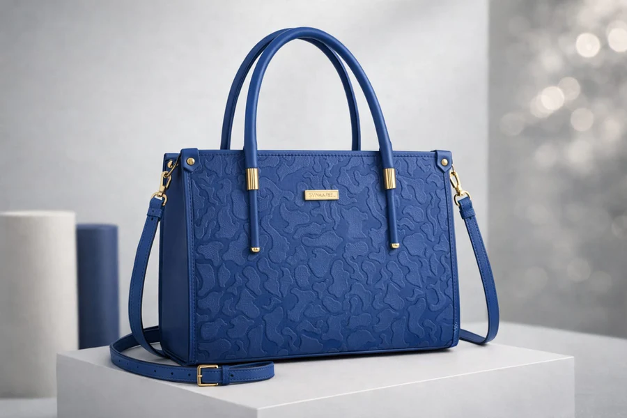 Zebra Tote – Blue