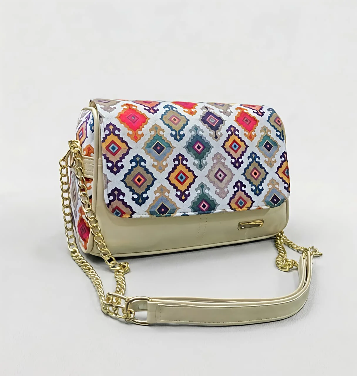 ELEGANT FLORAL HAND BAG – Silver